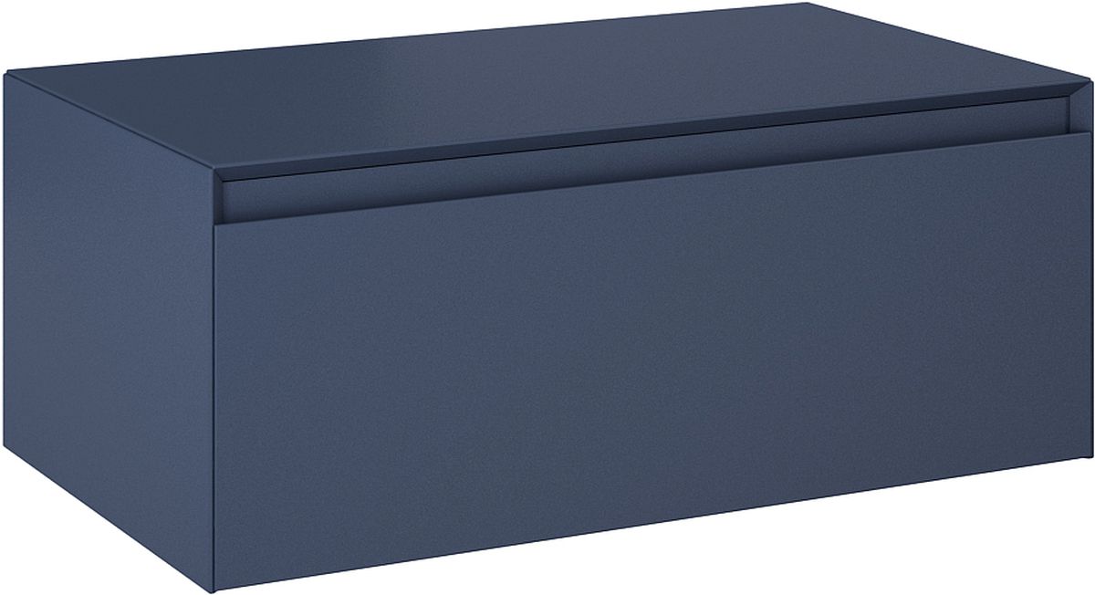 Darmowa Dostawa - Szafka z blatem 80x45.8x39.1 cm boczna wisząca niebieska Elita Split Slim RE080804057030