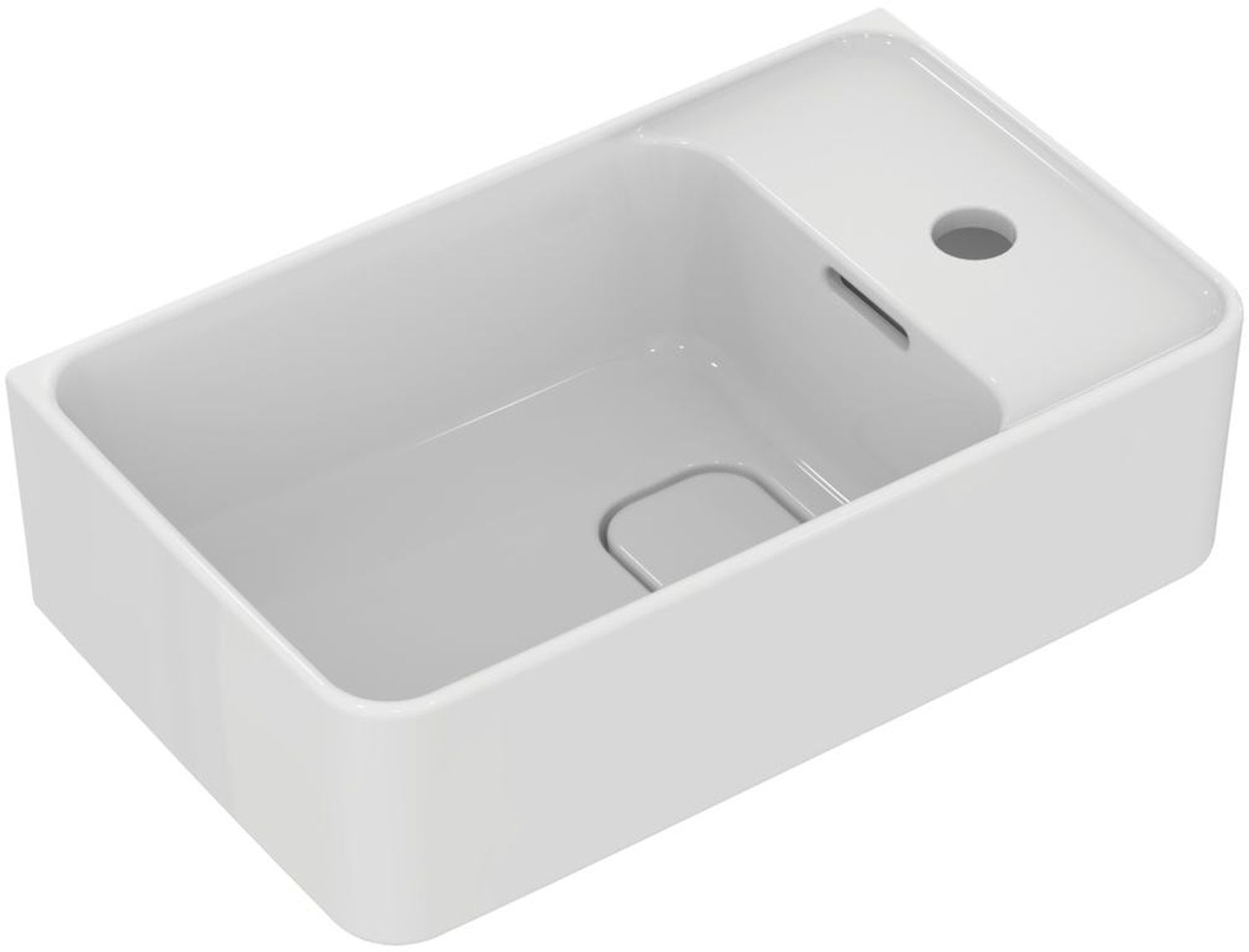 Darmowa Dostawa - Umywalka 45x27 cm prostokątna ścienna-meblowa biała Ideal Standard Strada II T299401