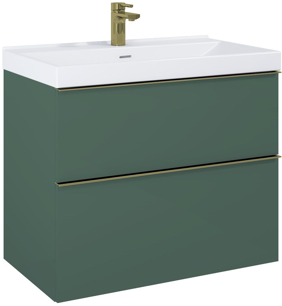 Darmowa Dostawa - Szafka 80x44.9x63.5 cm podumywalkowa wisząca zielona Elita Look RE010801027010