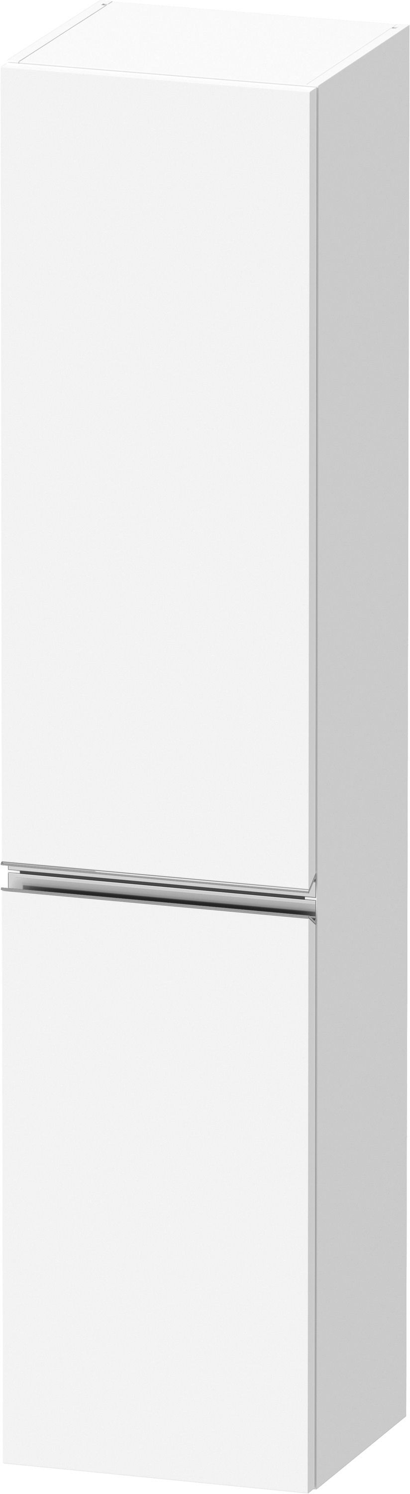 Darmowa Dostawa - Szafka 40x37.4x176 cm boczna wisząca biała-chrom Duravit Sivida SV1370L10180000