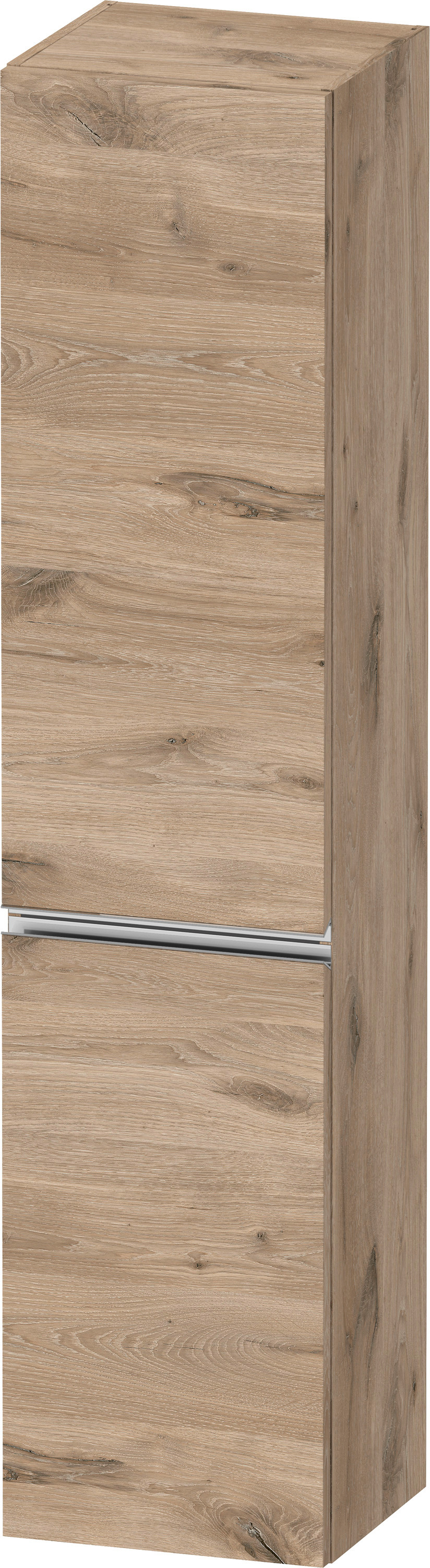 Darmowa Dostawa - Szafka 40x37.4x176 cm boczna wisząca dąb-chrom Duravit Sivida SV1370R10550000