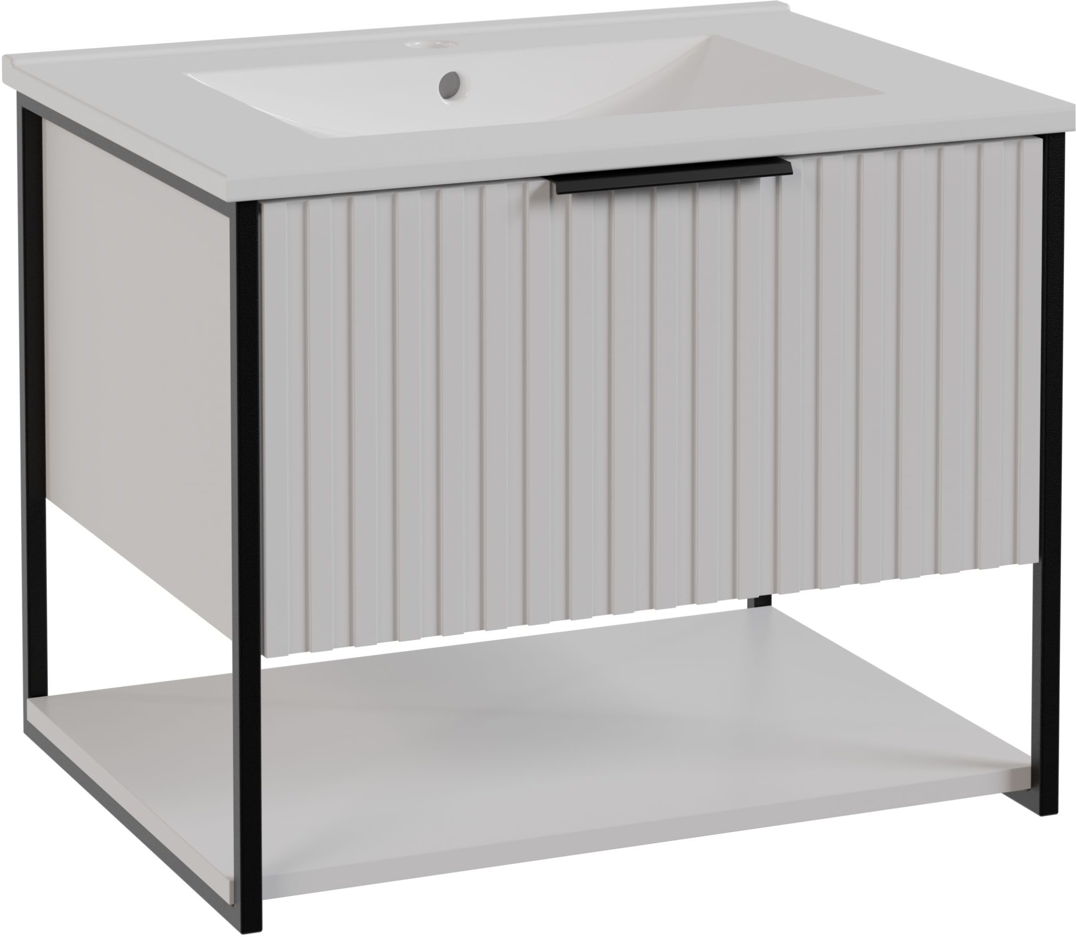 Darmowa Dostawa - Szafka 59.5x46x47.5 cm podumywalkowa wisząca biały Strama Turf 2410277