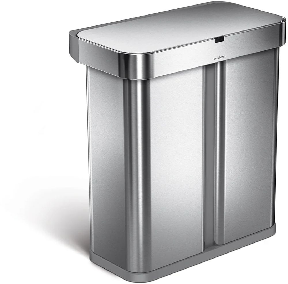 Darmowa Dostawa - Kosz na śmieci 58 l stal Simple Human ST2036