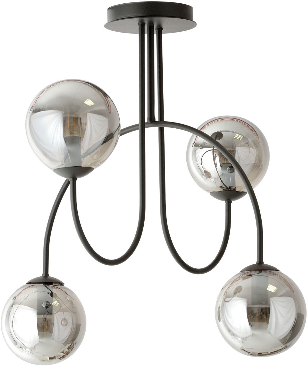 Darmowa Dostawa - Lampa podsufitowa 4x10 W czarny Emibig Archi 12874A