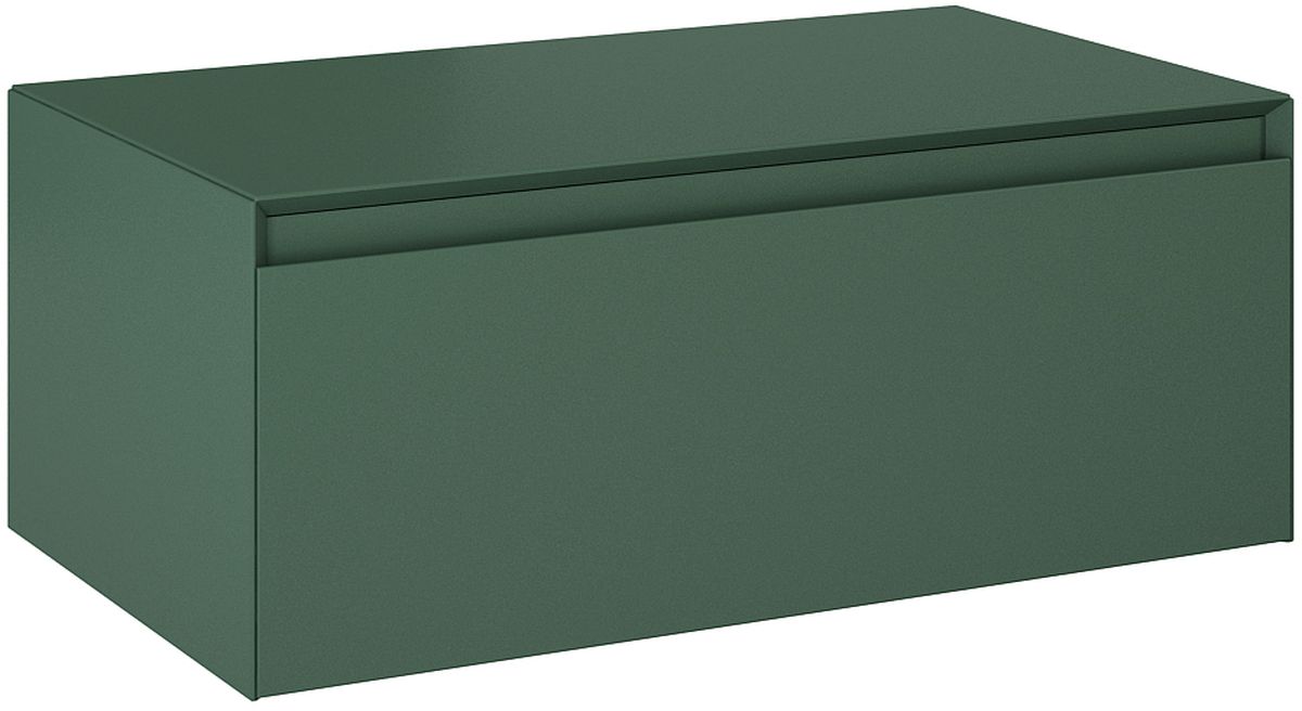 Darmowa Dostawa - Szafka z blatem 80x45.8x31.9 cm boczna wisząca zielona Elita Split Slim RE080804057010