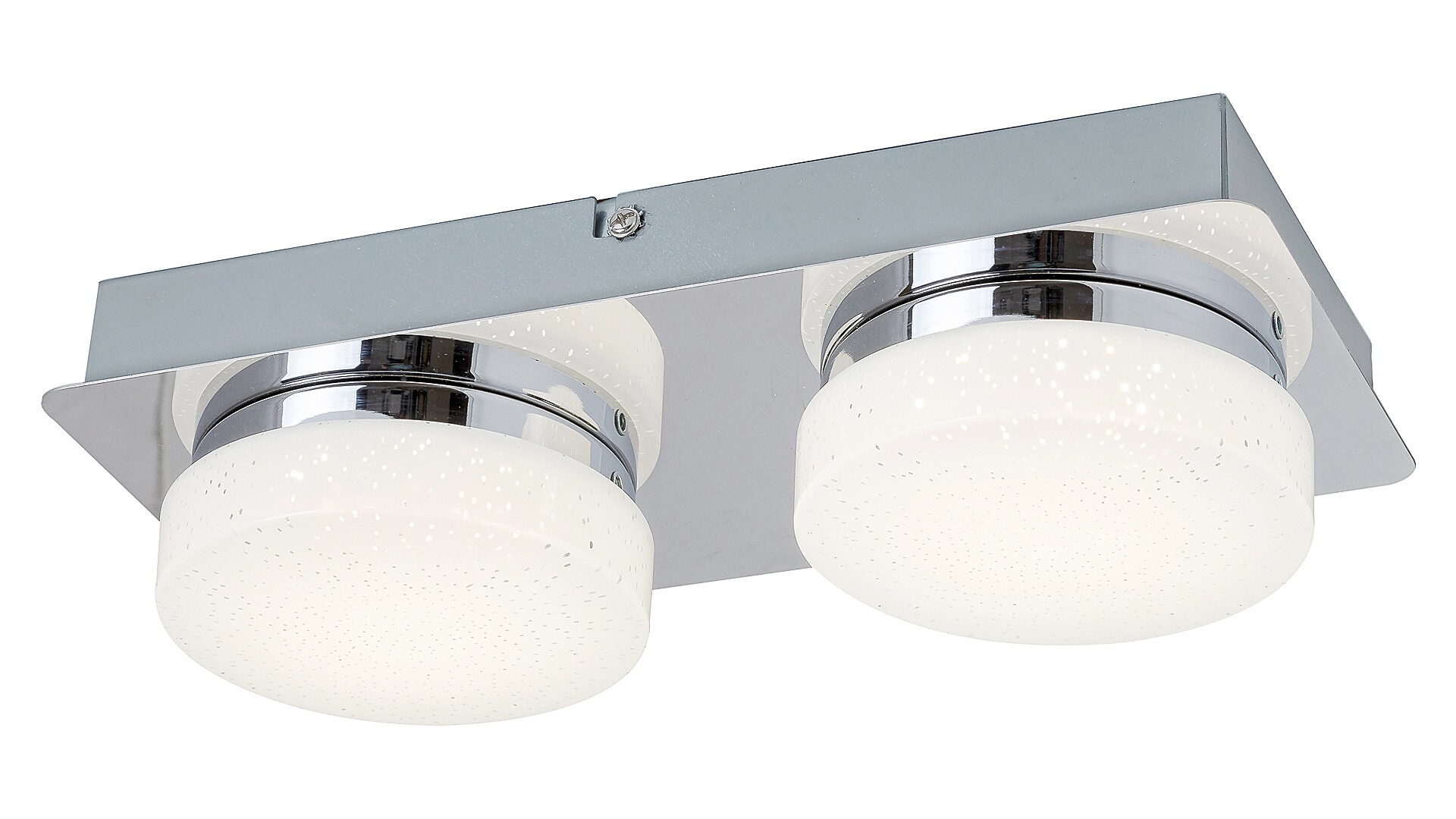Darmowa Dostawa - Lampa podsufitowa 2x10 W biała-chrom Rabalux Hilary 5662