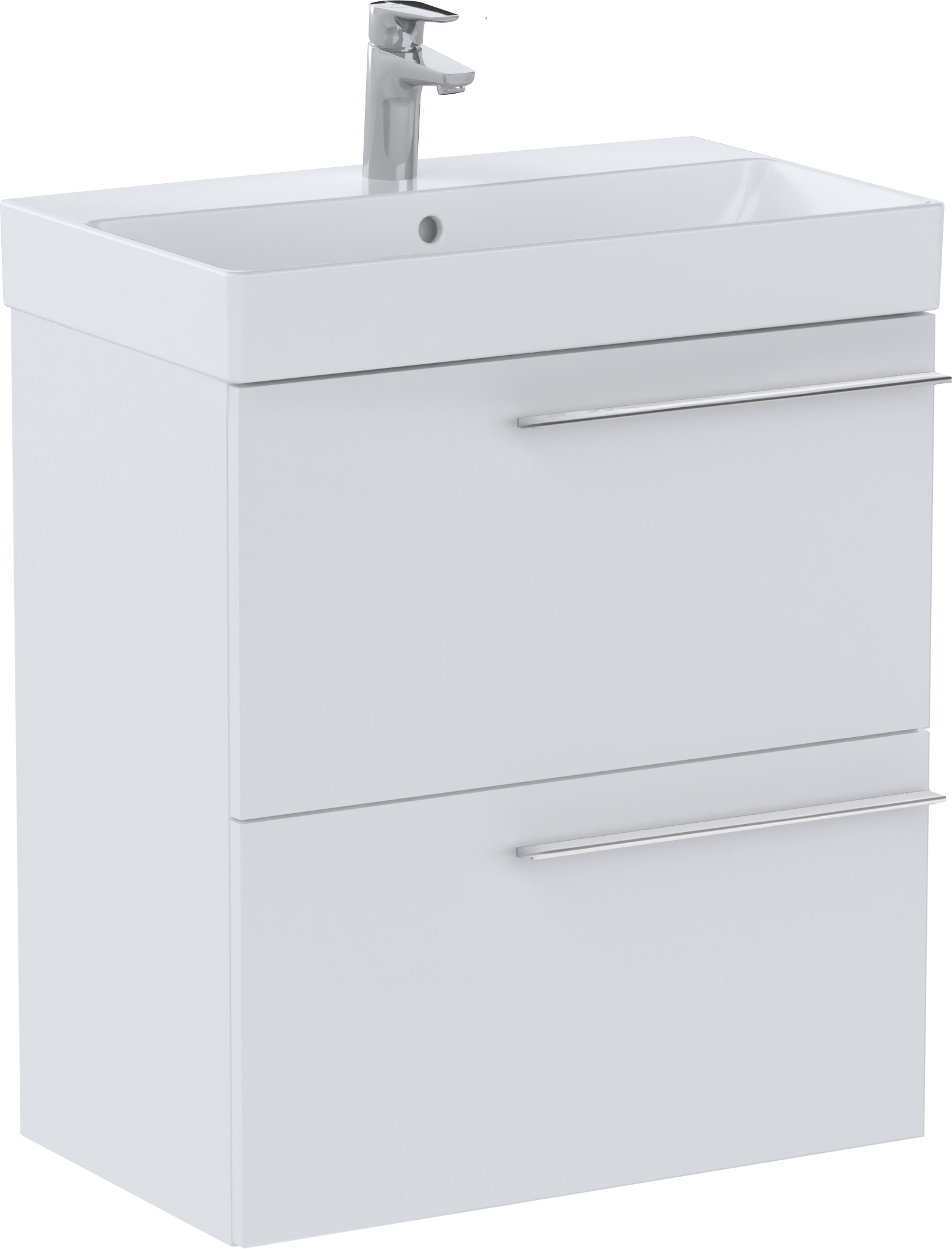 Darmowa Dostawa - Szafka 58.5x36.9x63.5 cm podumywalkowa wisząca biała Roca Ella A857778529