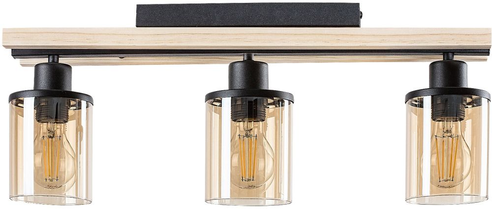 Darmowa Dostawa - Lampa podsufitowa 3x25 W czarna Rabalux Niylah 71083