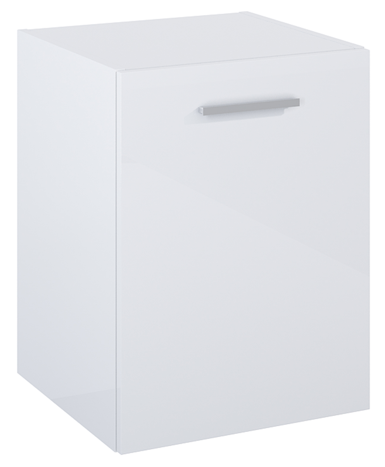 Darmowa Dostawa - Szafka 39.8x38.4x53 cm boczna wisząca biała Roca Kwadro A857974806