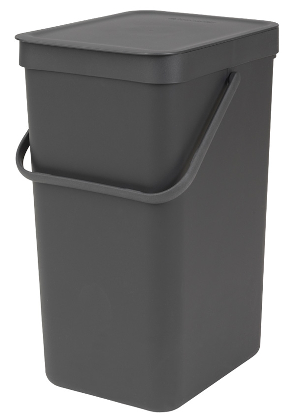 Darmowa Dostawa - Kosz na śmieci 16 l szary Brabantia Sort & Go 109966