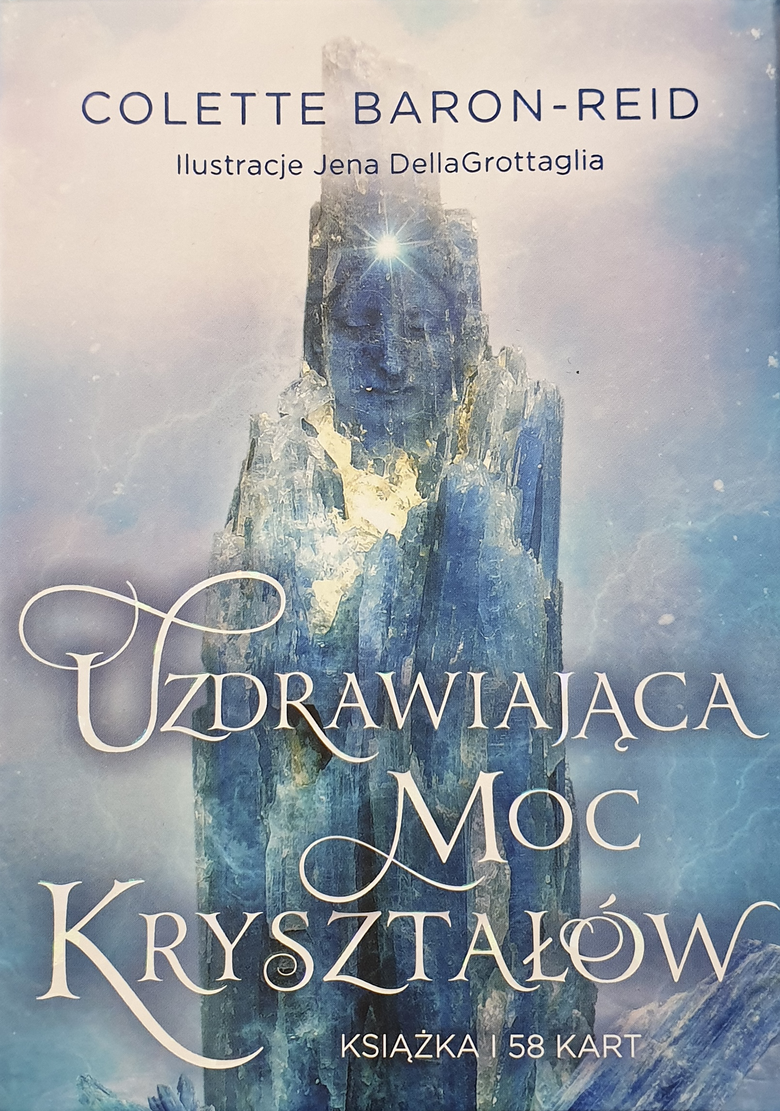 Uzdrawiająca moc kryształów wyrocznia, Colette Baron-Reid (karty + książeczka)