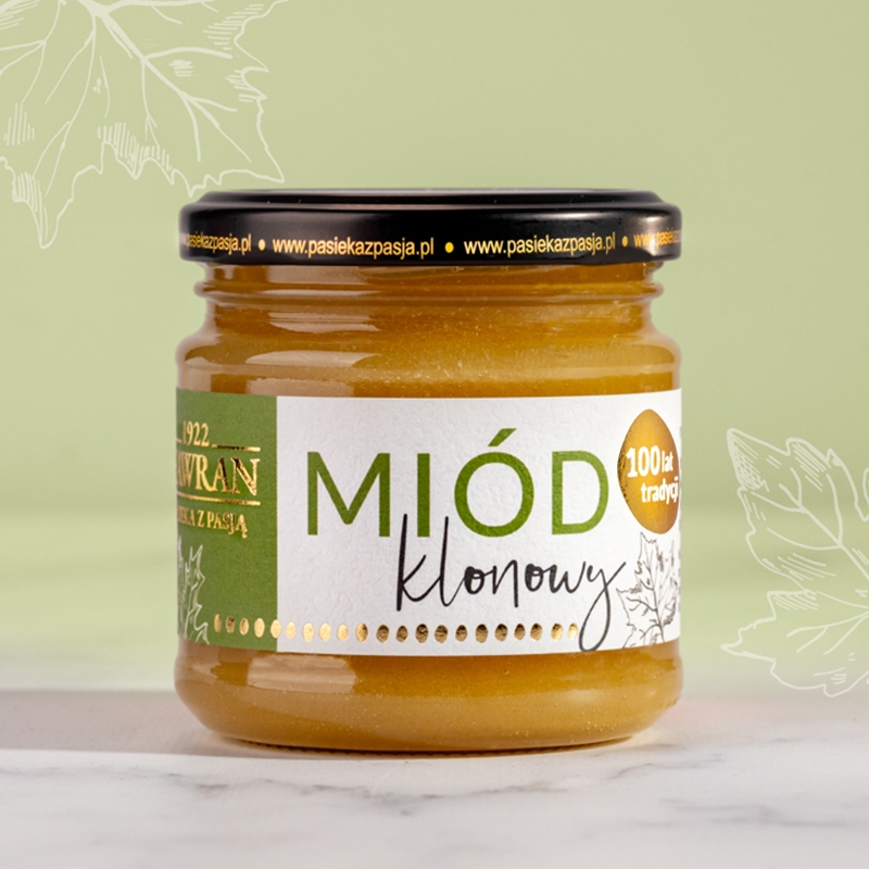 Miód klonowy 260g - Pasieka z Pasją Hawran