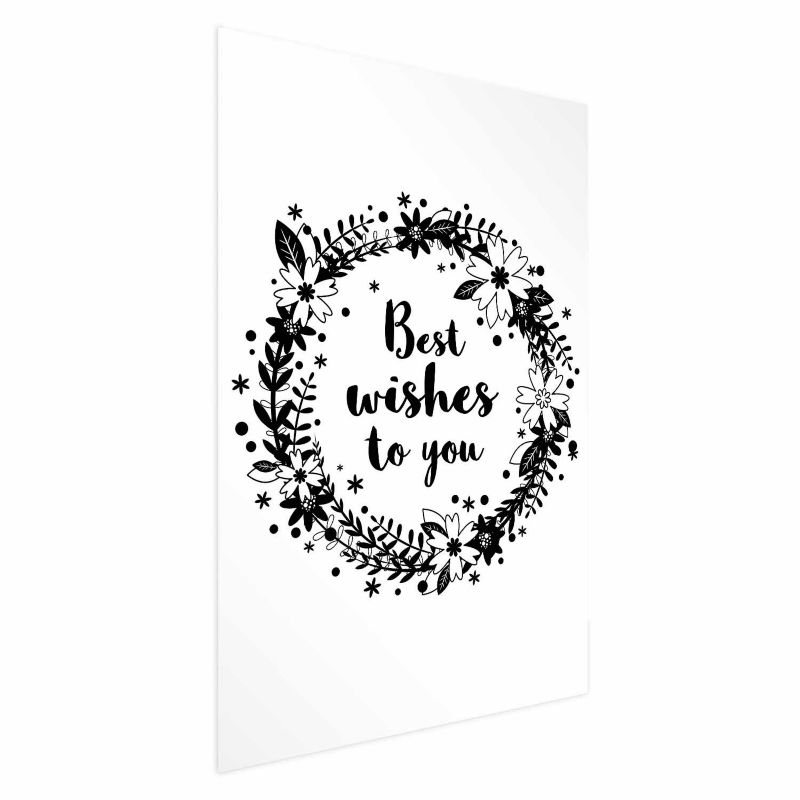 Plakat Artgeist Best wishes 21x30 cm bez ramy 1 szt