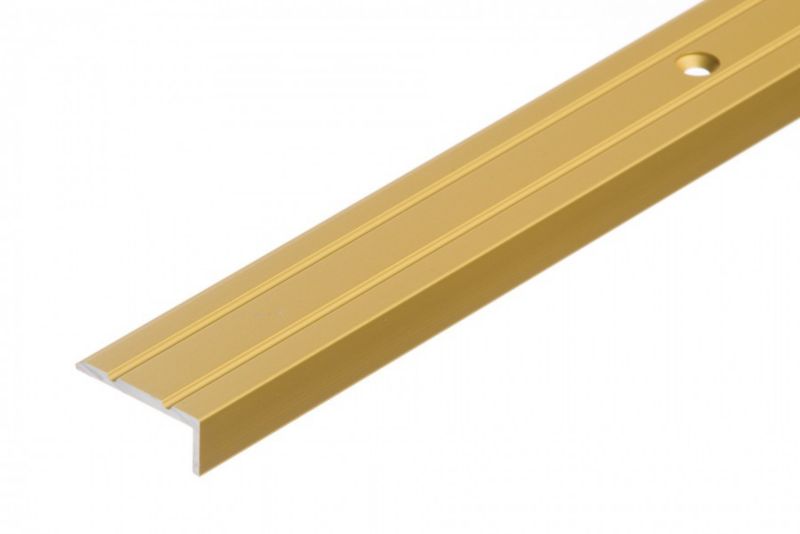 Profil schodowy Cezar Złoty 2000x25x10mm aluminiowy 1 szt.