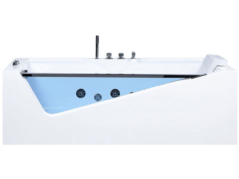 Wanna LED z hydromasażem 180 x 90 cm biała Marquis 1 szt.