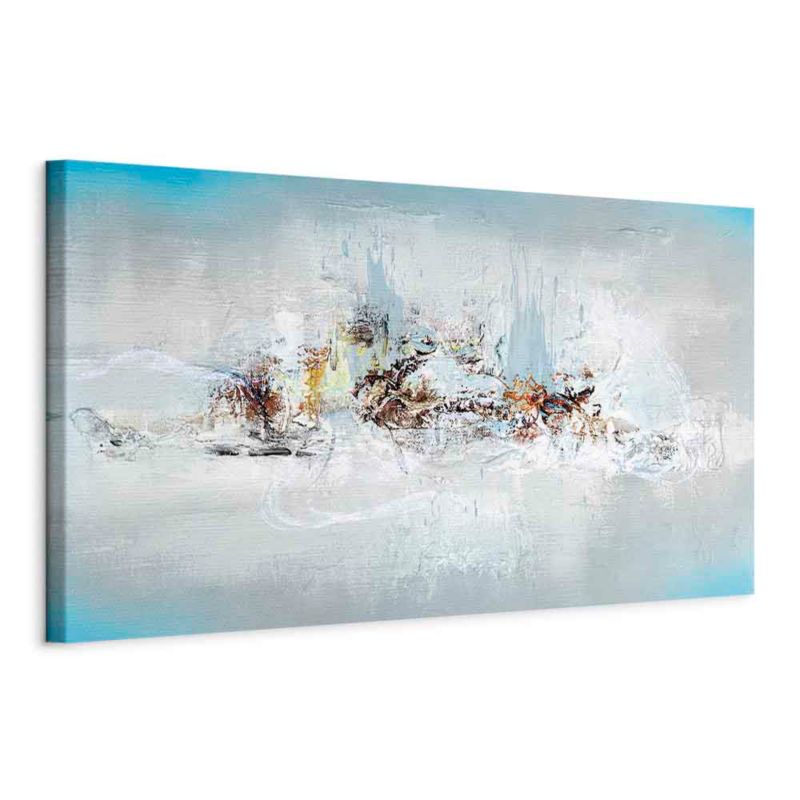 Obraz Artgeist Zima za oknem 120 x 40 cm płótno włoskie 1 szt