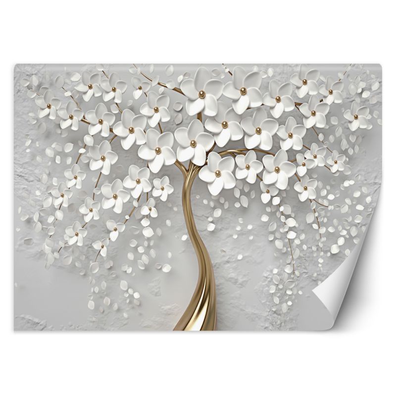 Fototapeta Feeby Abstrakcja drzewo kwiaty natura 3D 200x140 1 szt