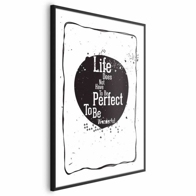 Plakat Artgeist Life 60x90 cm z ramą czarną 1 szt