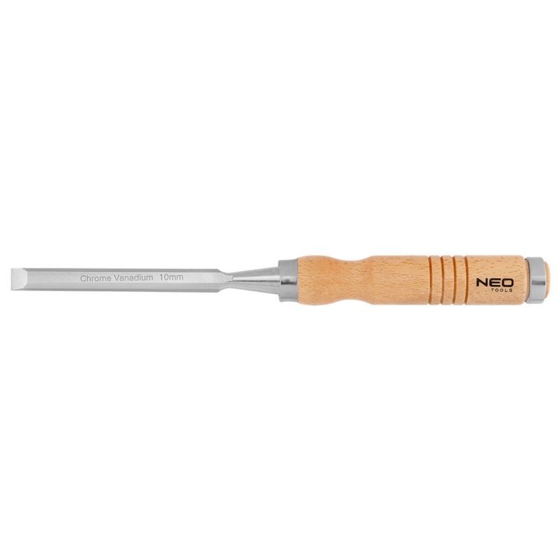 Dłuto NEO TOOLS 10 mm, CRV, uchwyt drewniany 1 szt
