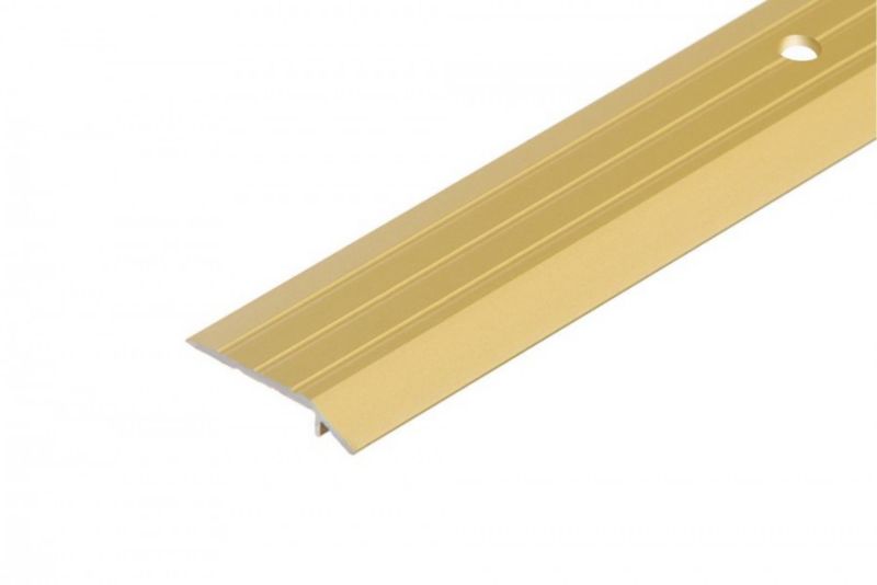 Profil progowy skośny Cezar Złoty 3000x30x5mm aluminiowy 1 szt.