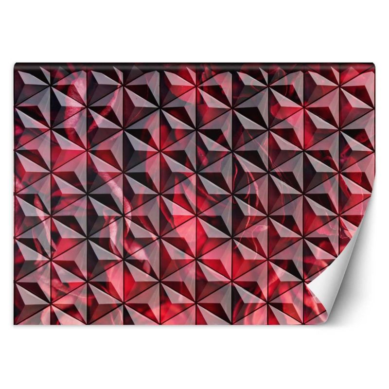 Fototapeta Feeby Czerwona geometria 100x70 1 szt