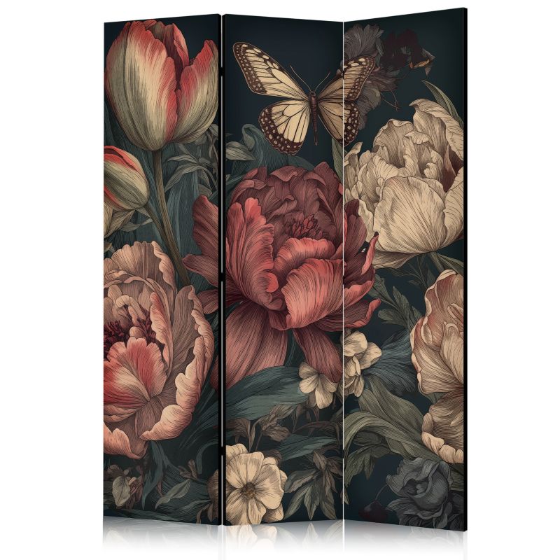 Parawan akustyczny Artgeist Kwiaty 135x172 cm Kwiaty 1 szt