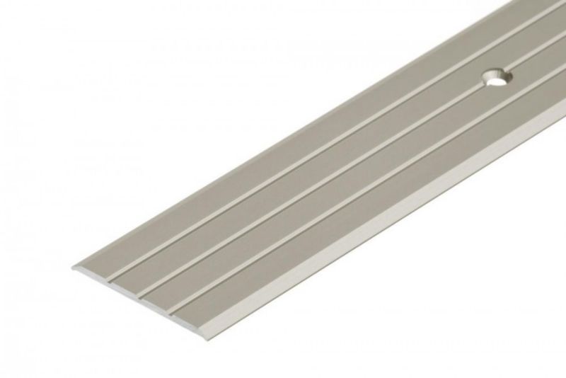 Profil progowy płaski szeroki Cezar Szampan 2000x40x2,5mm aluminiowy 1 szt.