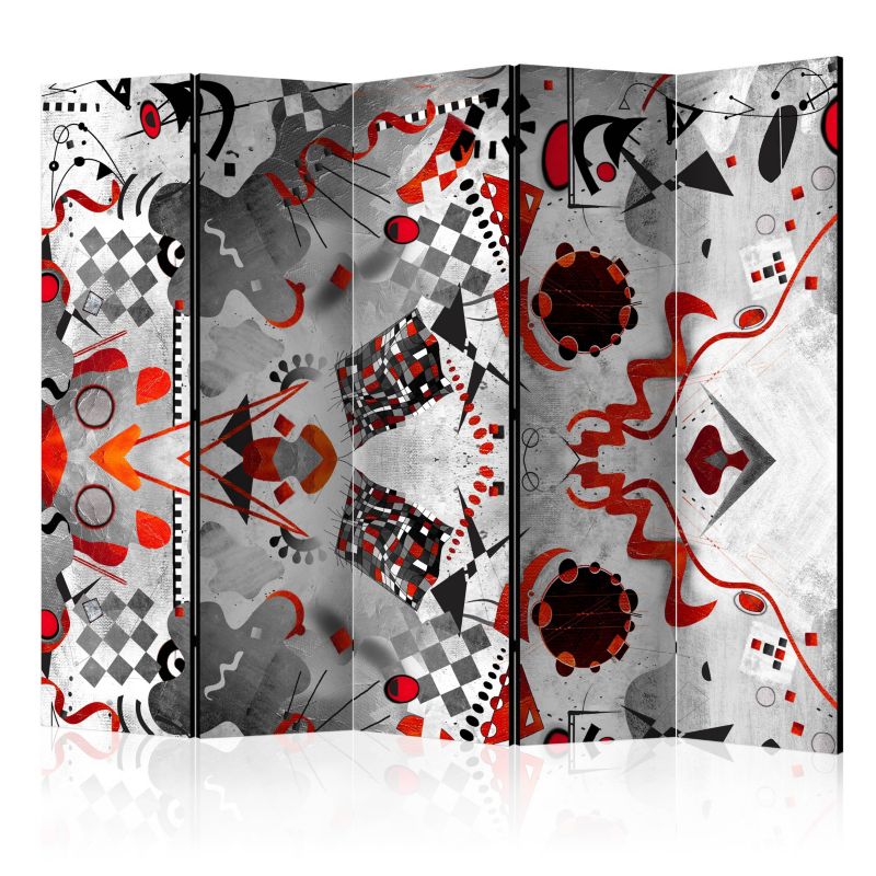 Parawan dwustronny Artgeist Abstrakcje 225x172 cm Abstrakcje 1 szt