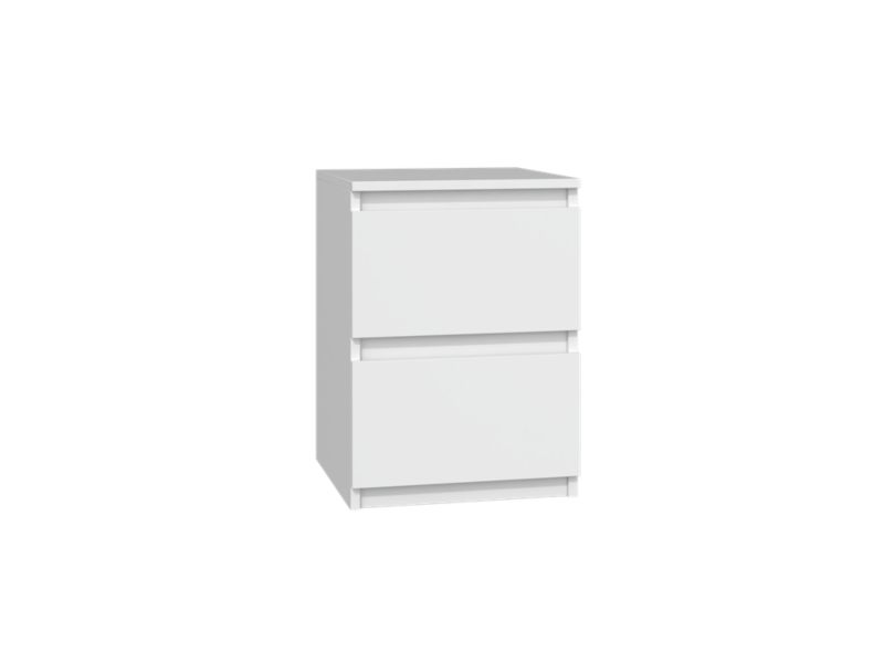 Szafka nocna Topeshop Malwa M2 BIAŁY 2 30x30x40 cm 2szt