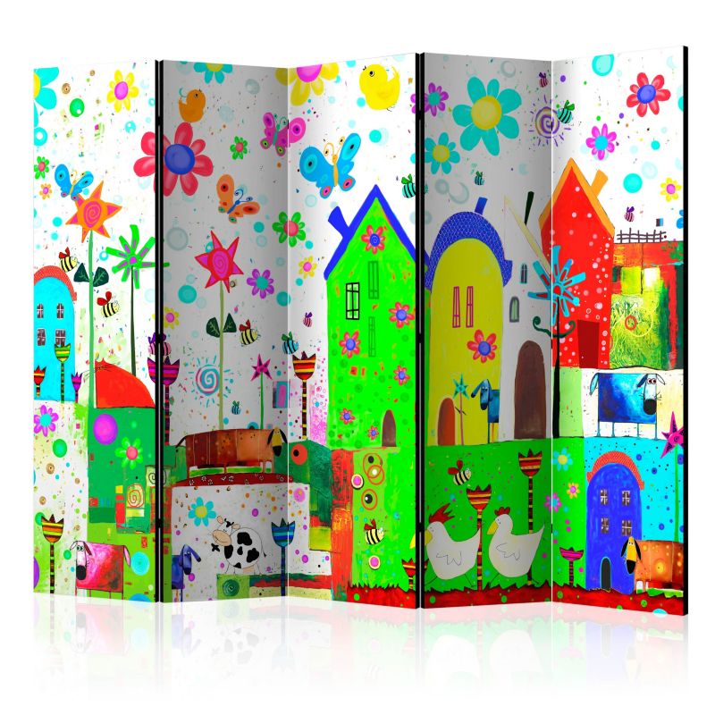 Parawan dwustronny Artgeist Dla dzieci 225x172 cm Dla dzieci 1 szt