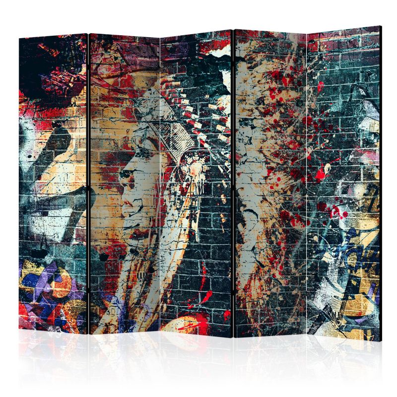Parawan jednostronny Artgeist Ludzie 225x172 cm Ludzie 1 szt