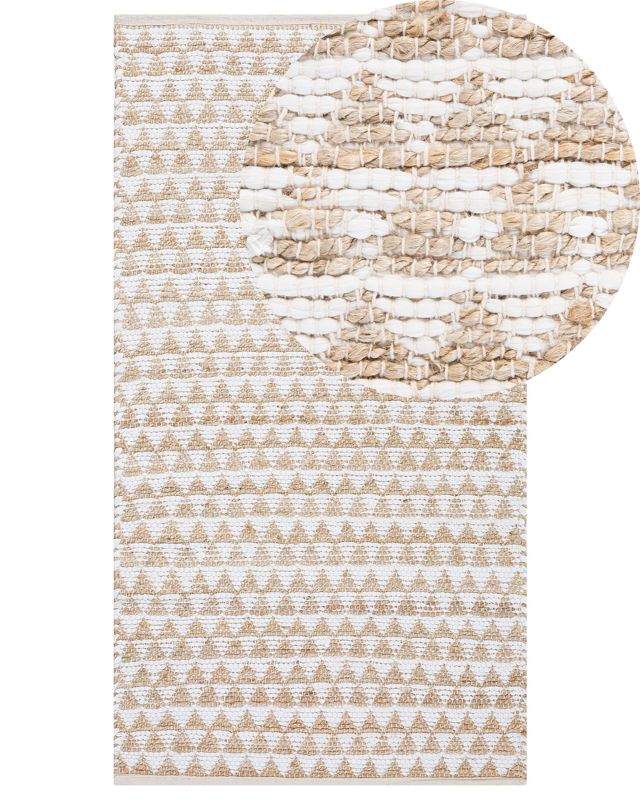 Dywan z juty 80 x 150 cm beżowy Tunceli 1 szt.