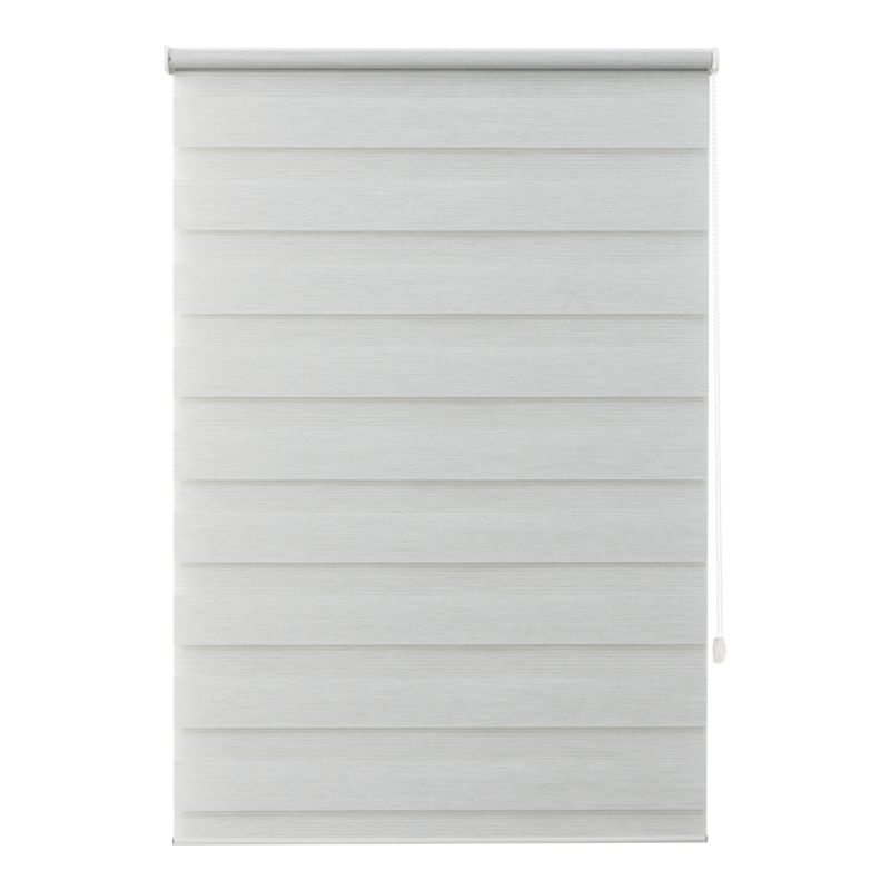 Roleta dzień/noc GoodHome Elin 77,3 x 160 cm biały