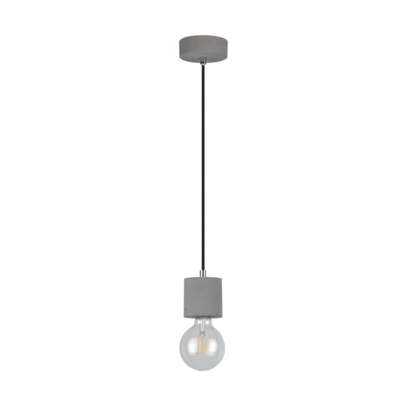 Lampa Wisząca SPOT 1xE27 Max.60W Szary Beton, Polski Producent, 1 szt.