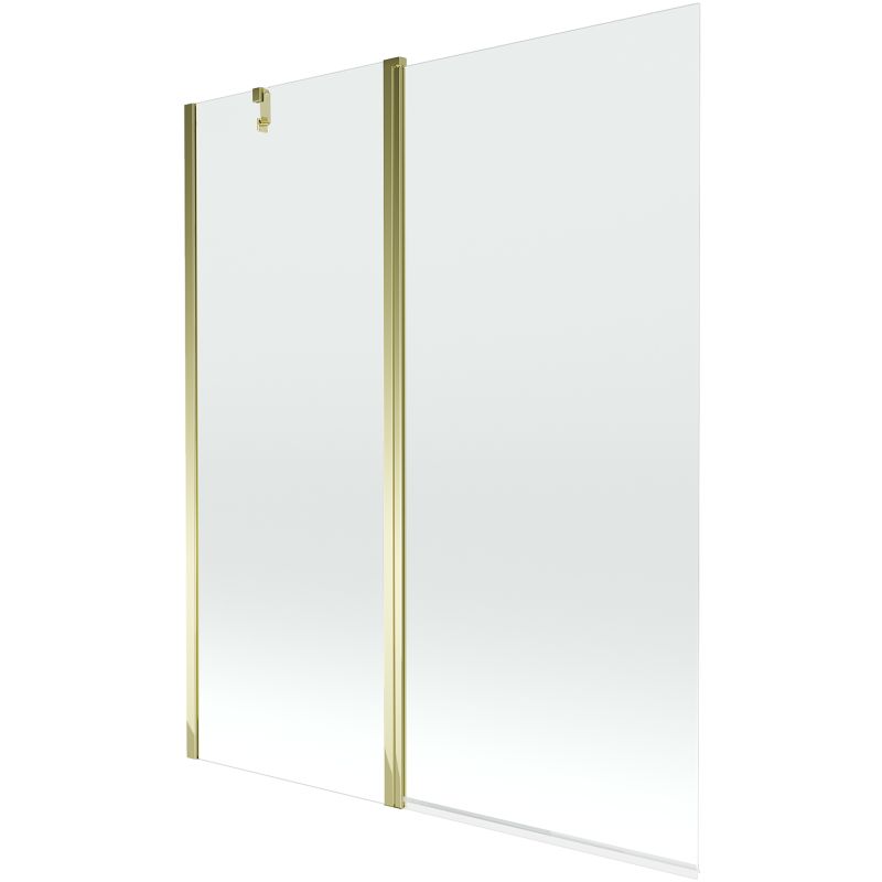 Parawan nawannowy Mexen Flip transparentny złoty 140x150 cm 1 szt.