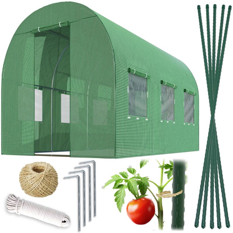 Tunel ogrodowy Plonos 2x3m 6m2 140 g/m2 1 szt.