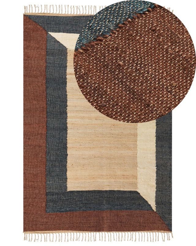 Dywan z juty 160 x 230 cm wielokolorowy Ortakoy 1 szt.