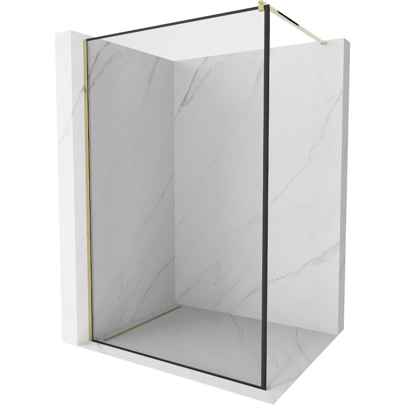 Ścianka prysznicowa Mexen Kioto czarny wzór 60x200 cm 800-060-101-50-70 1 szt.