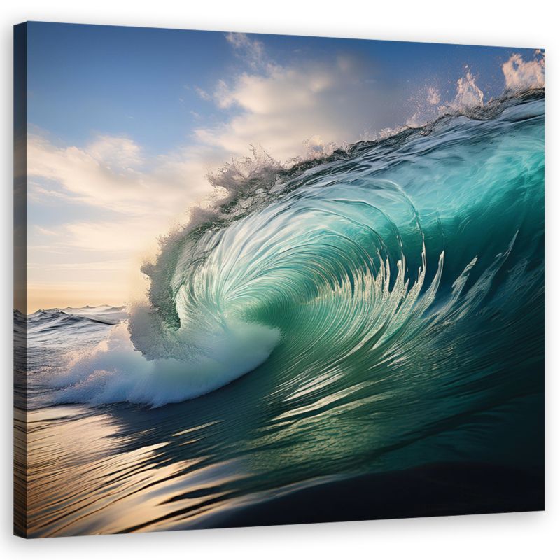 Obraz do salonu sypialni Feeby Fala Morska Natura 60x60 cm 1szt