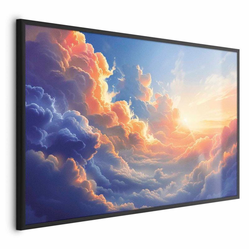 Plakat Artgeist Symfonia barw 90x60 cm z ramą czarną 1 szt