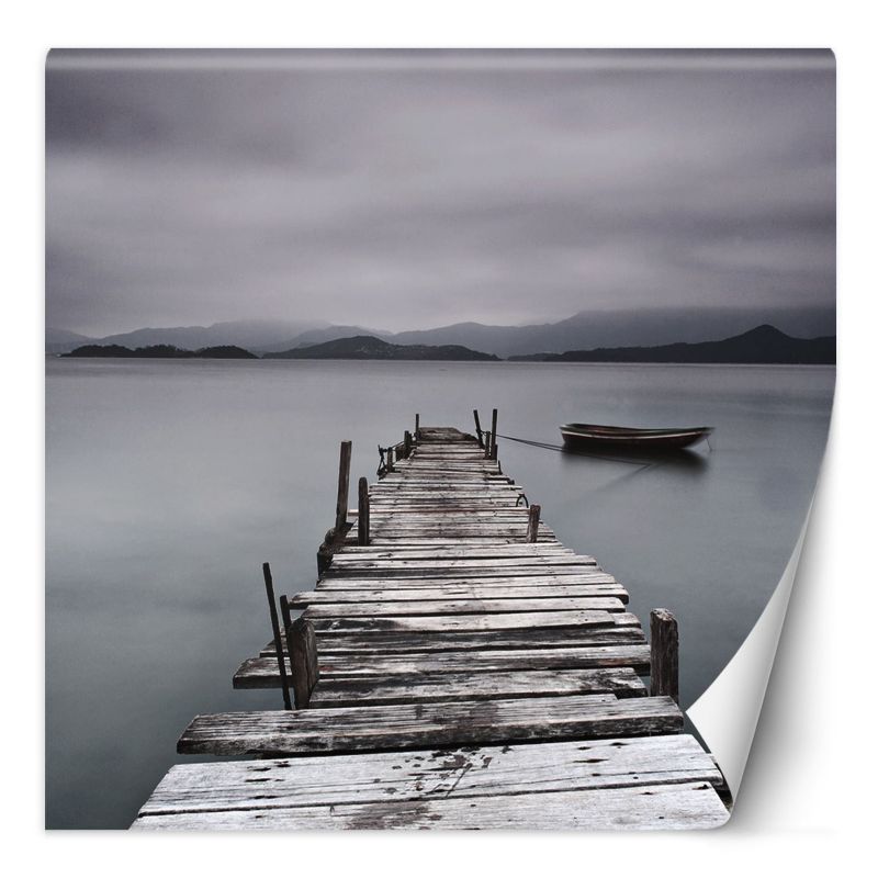 Fototapeta Feeby Stary pomost jezioro 300x300 1 szt
