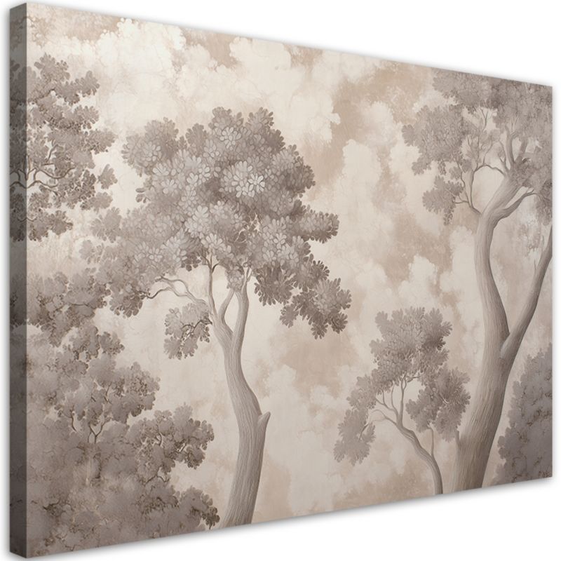 Obraz do salonu sypialni Feeby Drzewa Krajobraz Vintage 100x70 cm 1szt