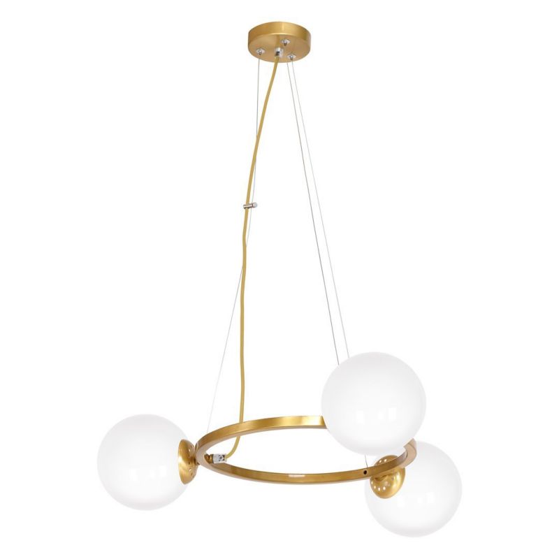 Lampa wisząca Milagro Vienna 3xE14 złota elegancja 1 szt.