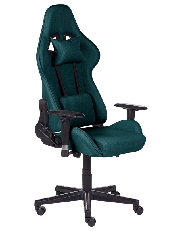 Fotel gamingowy Ciemnozielony Warrior 1 szt.