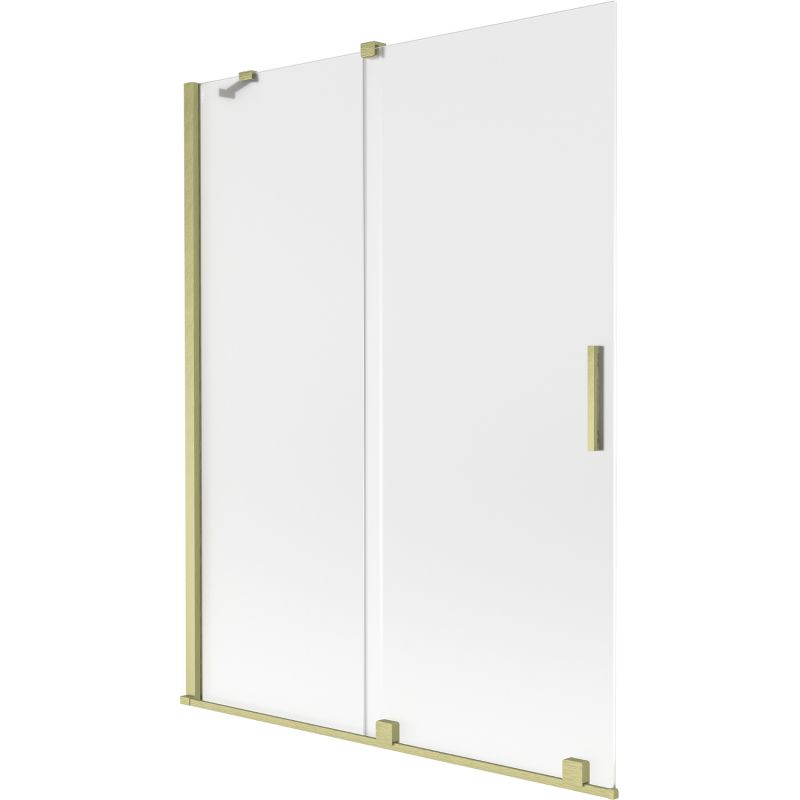 Parawan nawannowy przesuwany Mexen Velar złoty szronowy 130x150 cm 1 szt.