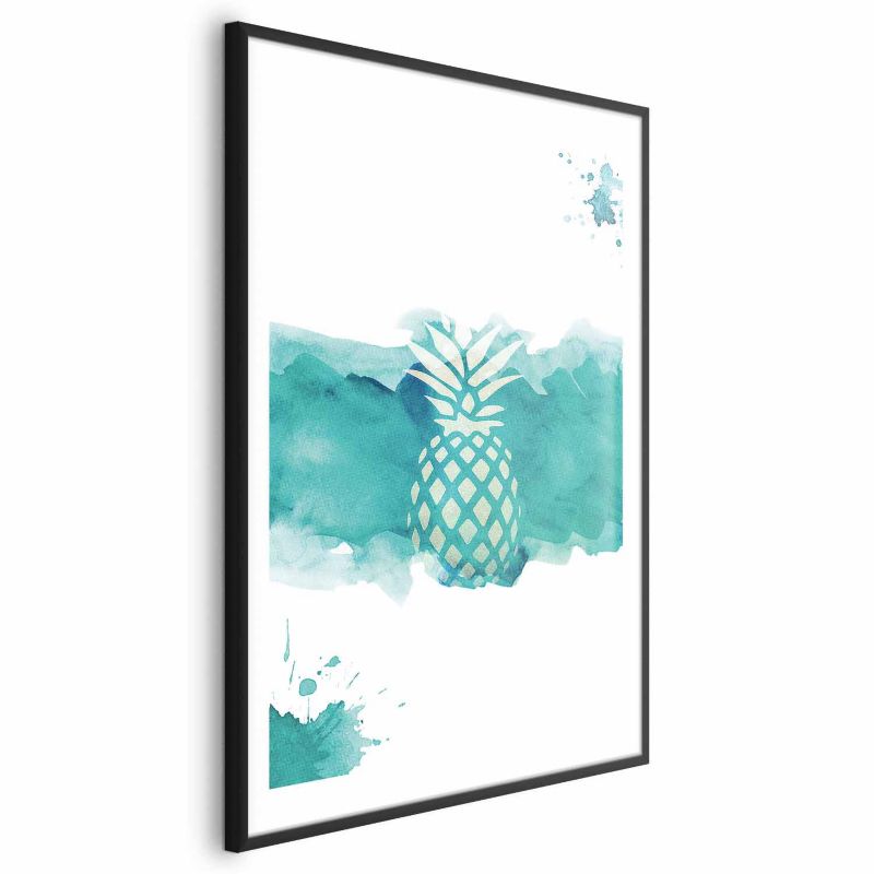 Plakat Artgeist Ananas 60x90 cm z ramą czarną 1 szt