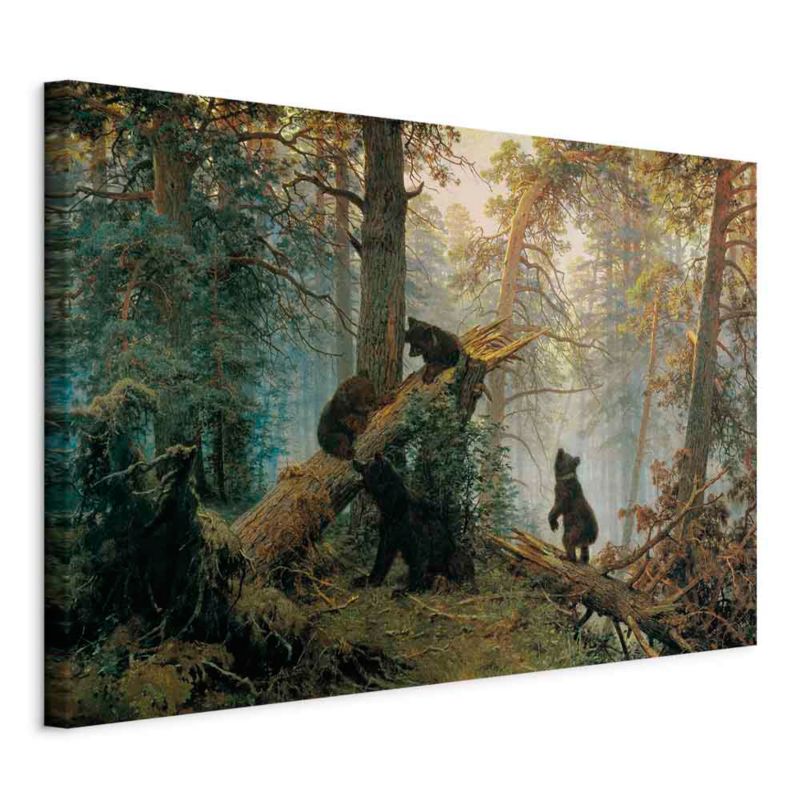 Obraz Artgeist Poranek w lesie 30 x 20 cm płótno włoskie 1 szt