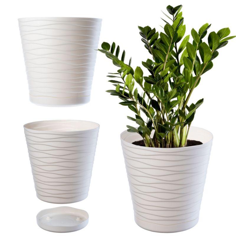 Doniczka KADAX Osłonka Z Podstawką Donica 21cm 1 szt.