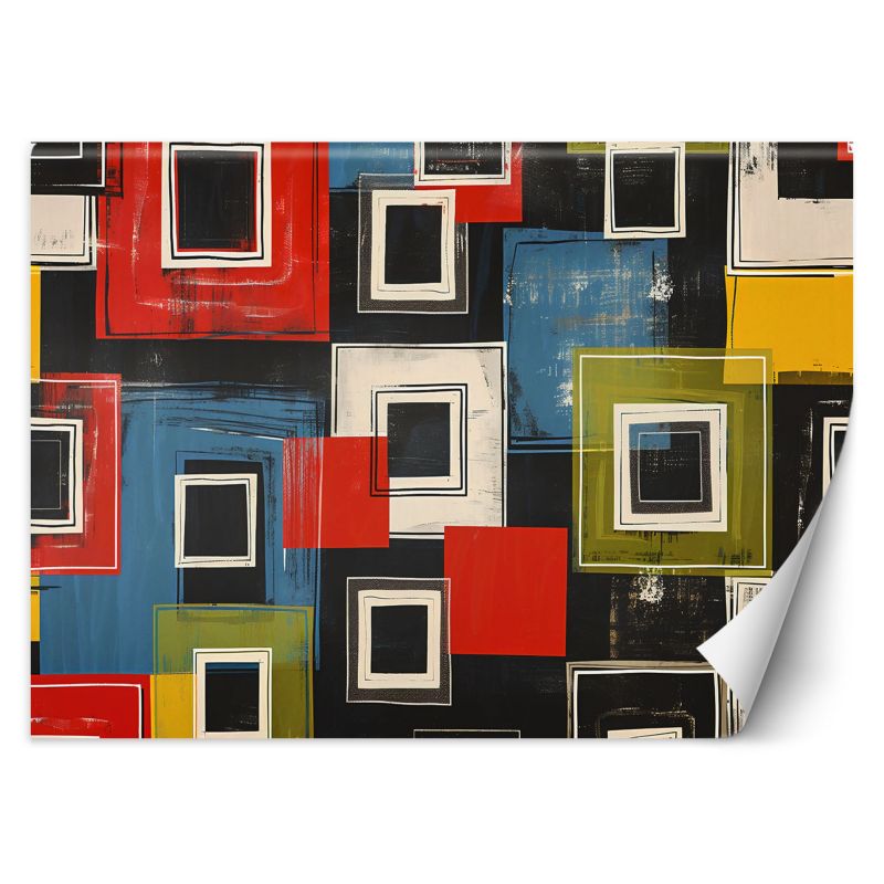 Fototapeta Feeby Kolorowa abstrakcja retro 200x140 1 szt