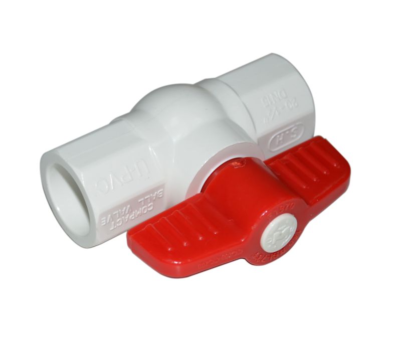 Zawór kulowy PVC USMetrix 1/2" KW/KW